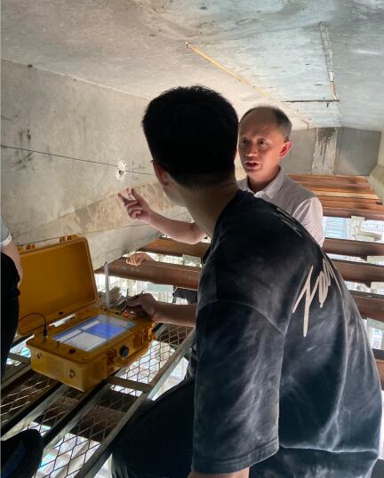 京滬高速吳中區(qū)橋梁注漿質(zhì)量密實度檢測