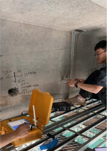 京滬高速吳中區(qū)橋梁注漿質(zhì)量密實度檢測